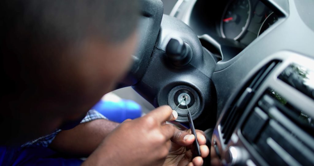 Car Unlock By Locksmith Hand